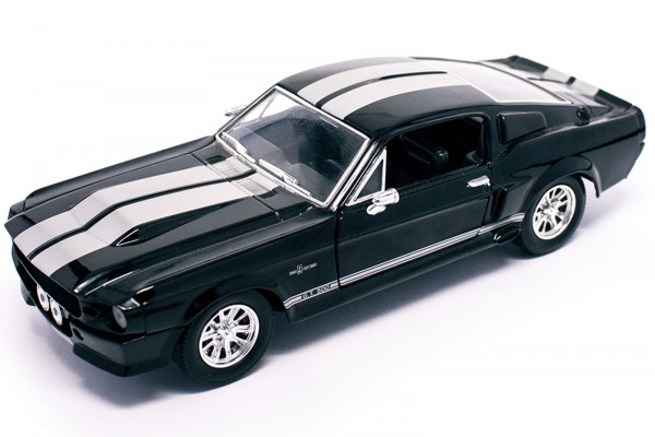 Lucky Diecast 1:24 Ford Shelby Mustang GT 500 1967 schwarz GT500